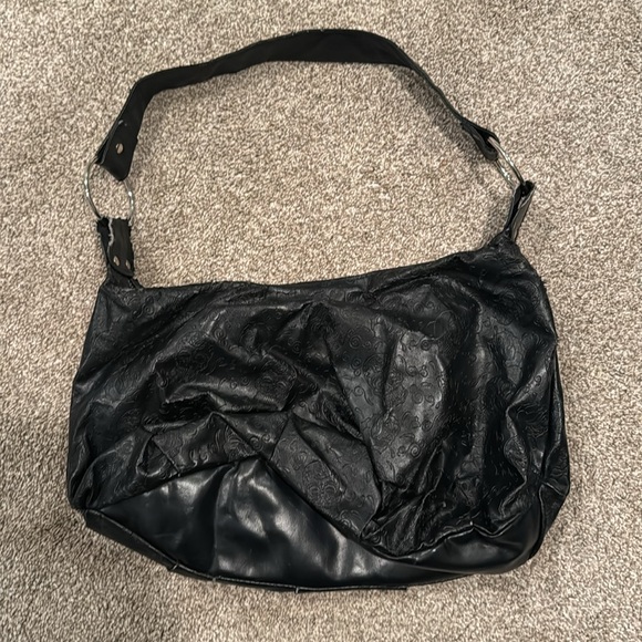 Black Purse w/ skull and rose design - Picture 2 of 7